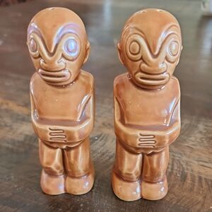 Artisan Brown Tiki Figurine Set